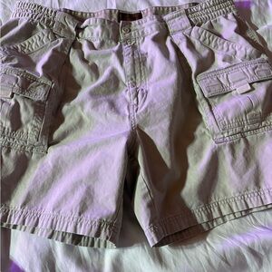 St. John's Bay Men's Cargo Shorts in Light Tan